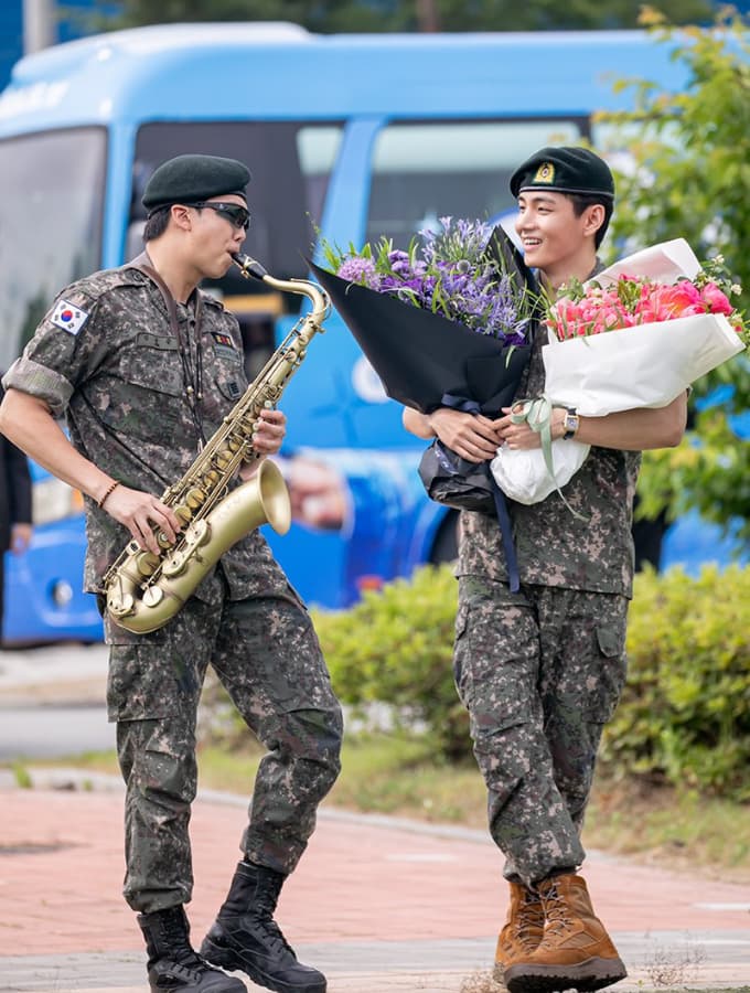 bts rm military, v bts new photos